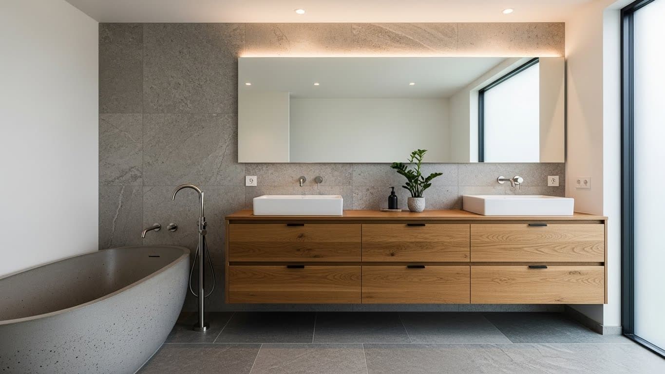 Gabinete sob medida banheiro pequeno com organização inteligente São José SC